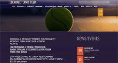 Desktop Screenshot of edendaletennisclub.co.nz